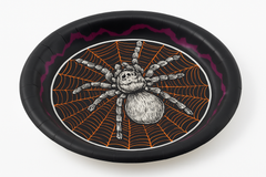 Spooky Halloween Haunted House 6.75" Round Paper Plates