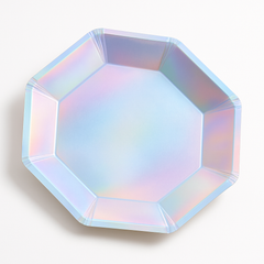 Opalescent Octagonal 7" Paper Plates