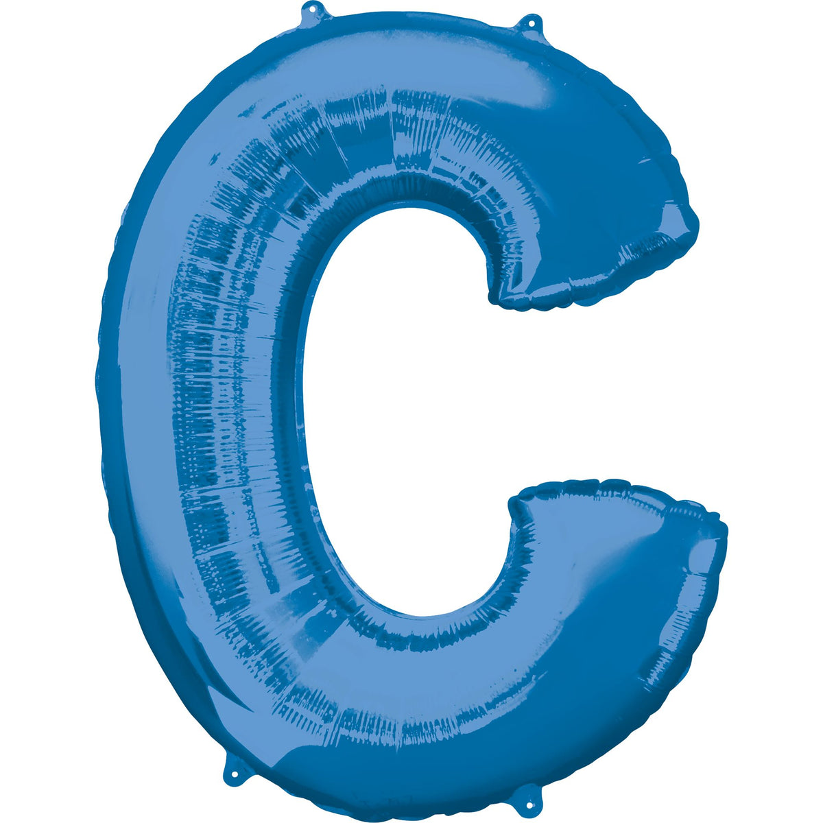 Royal Blue Foil Letter C Balloon