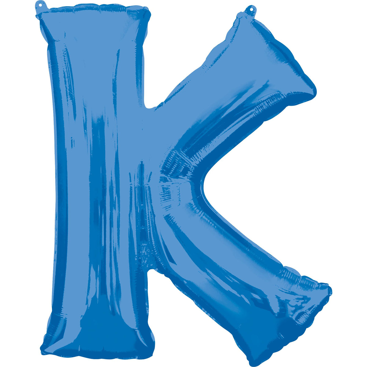 Royal Blue Foil Super Shape Letter K Balloon