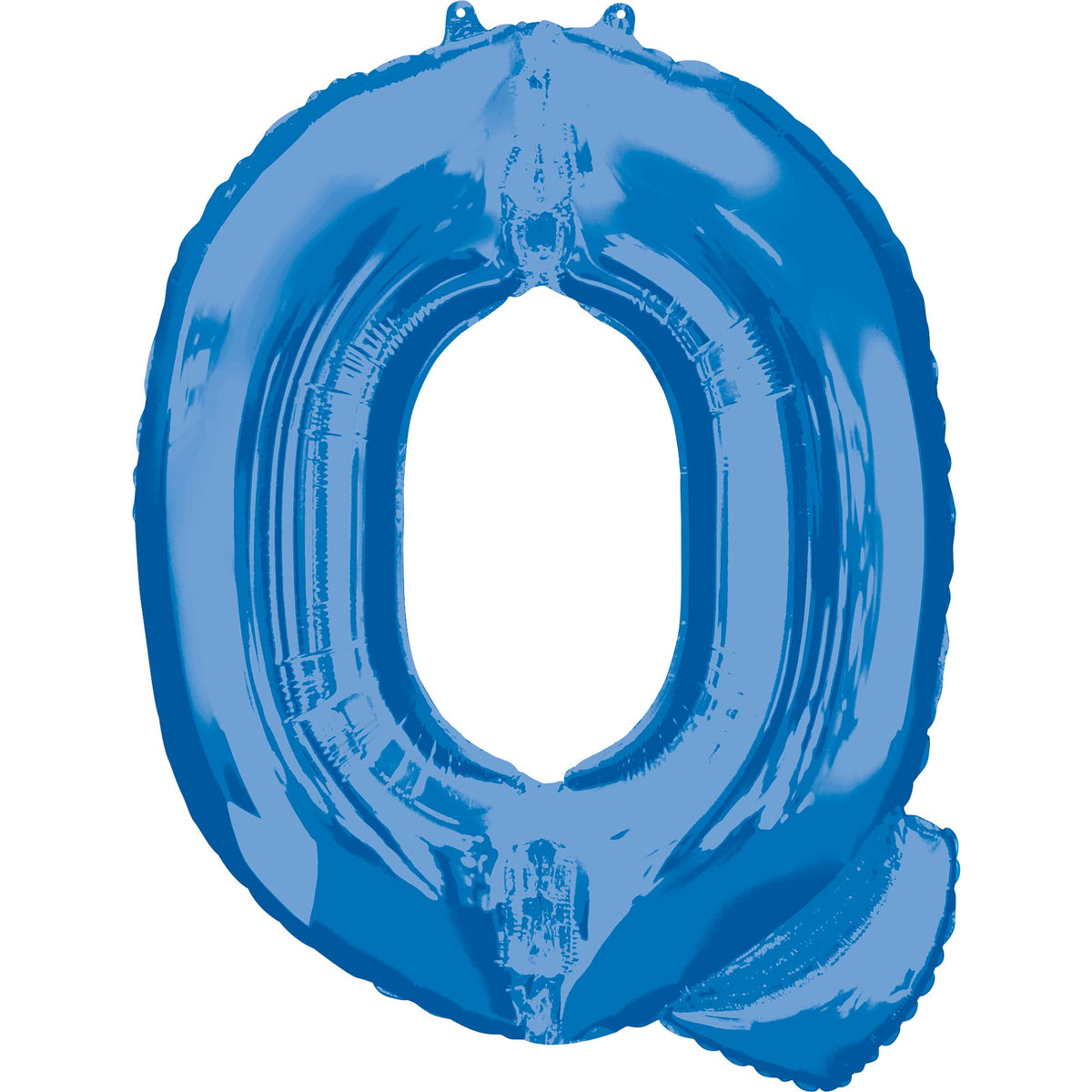 Royal Blue Foil Letter Q Balloon