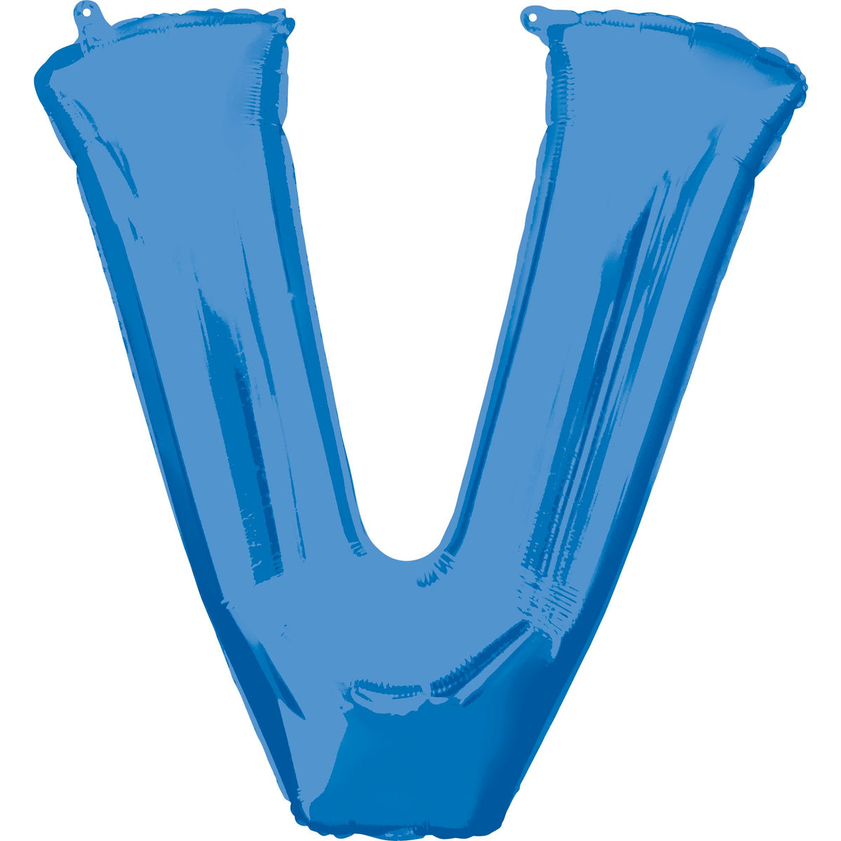 Royal Blue Letter V Foil Balloon