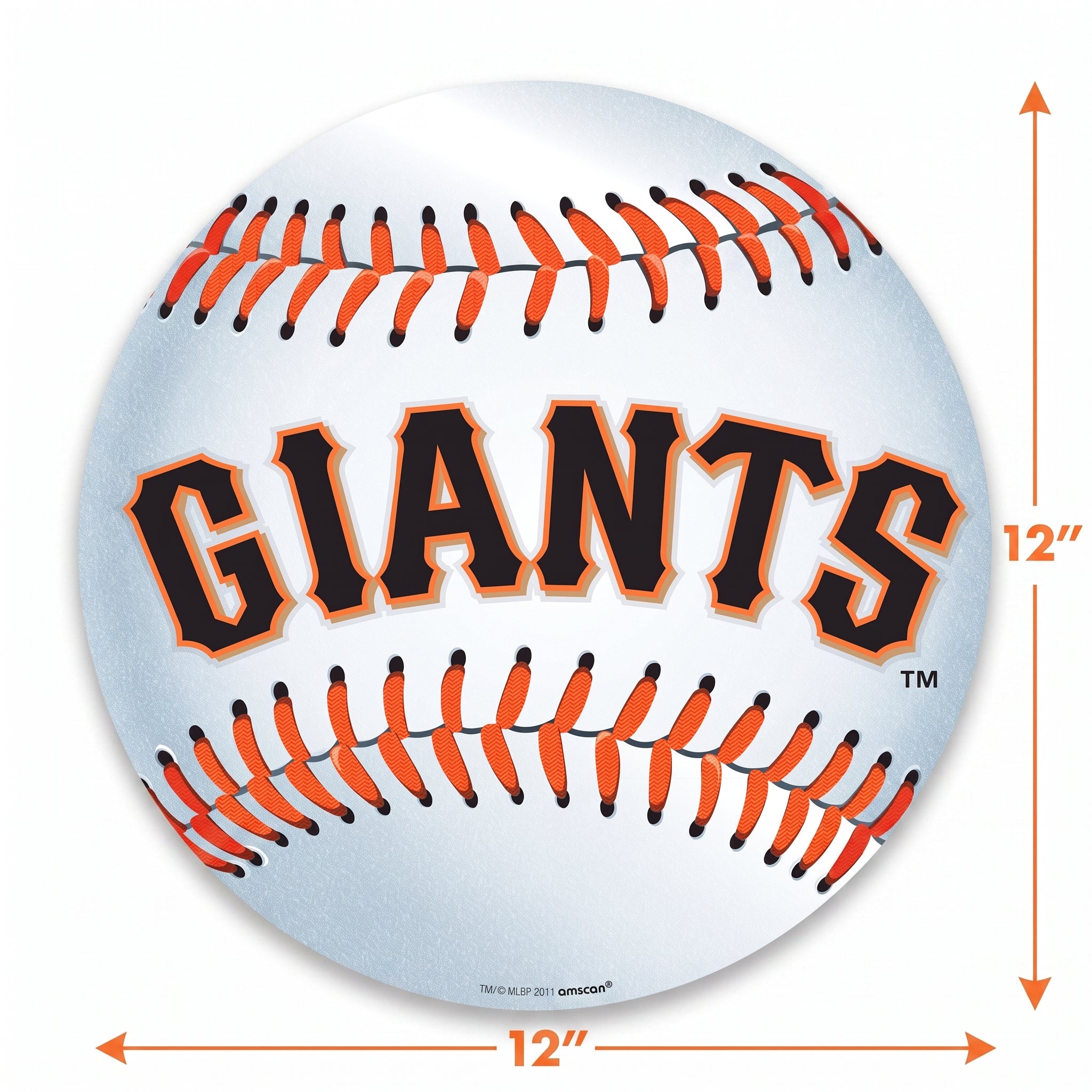 12" San Francisco Giants Baseball Cutout
