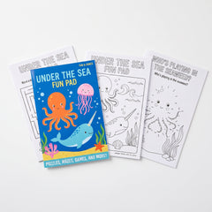Under the Sea Fun Pads - 8-Pack Stationery Favors for Kids