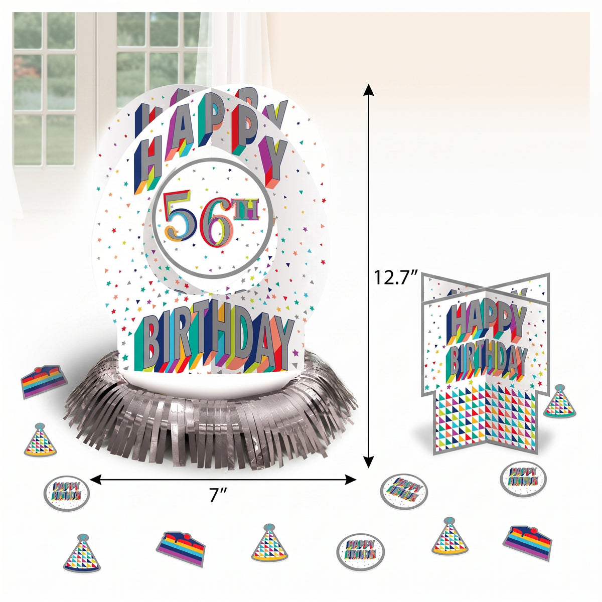 Here's to Your Birthday Table Decorating Kit, 51-Piece