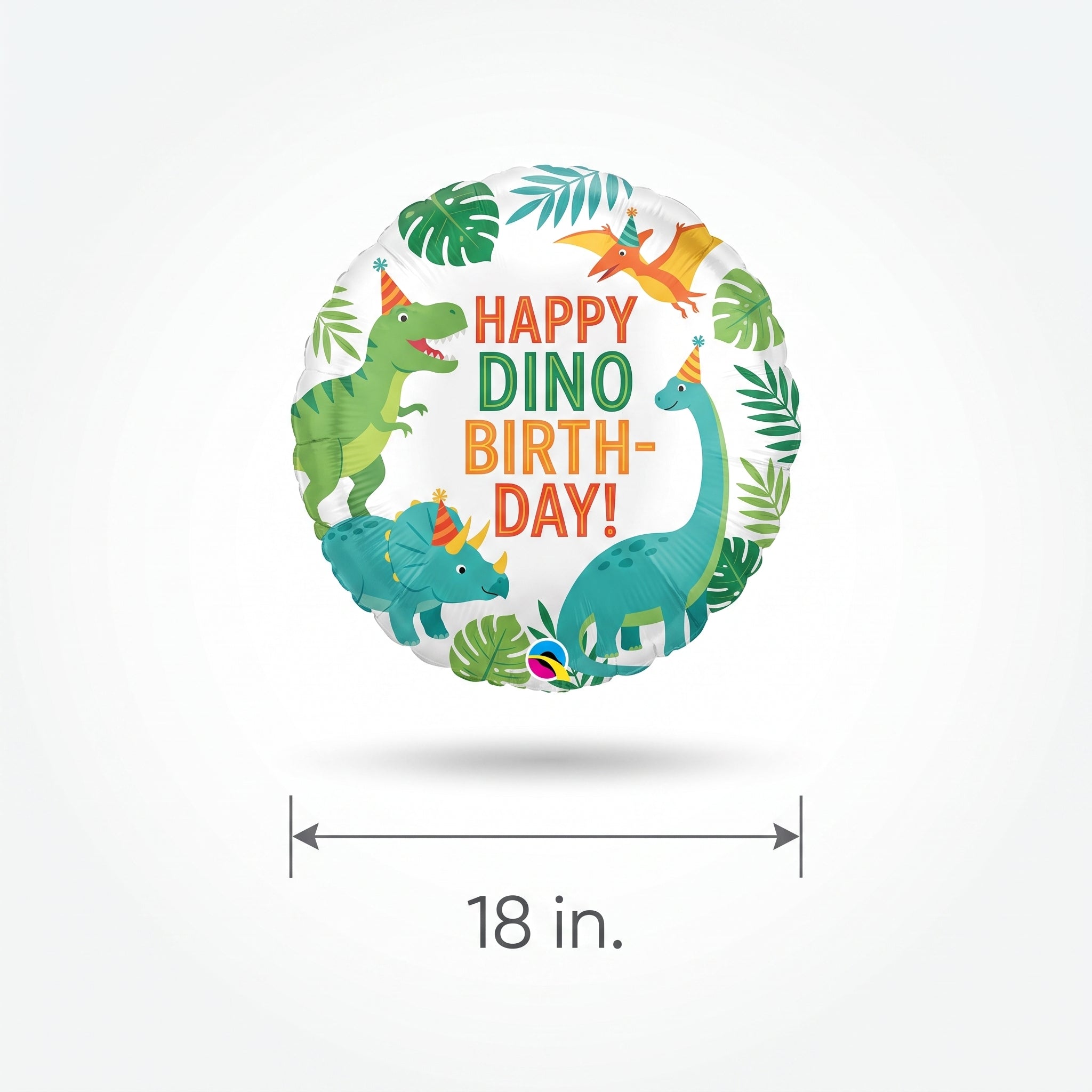 Dinomite Dinosaur Birthday Foil Balloon - 18 Inch