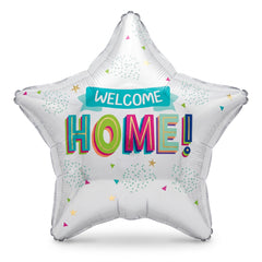 Welcome Home Jumbo Foil Star Balloon