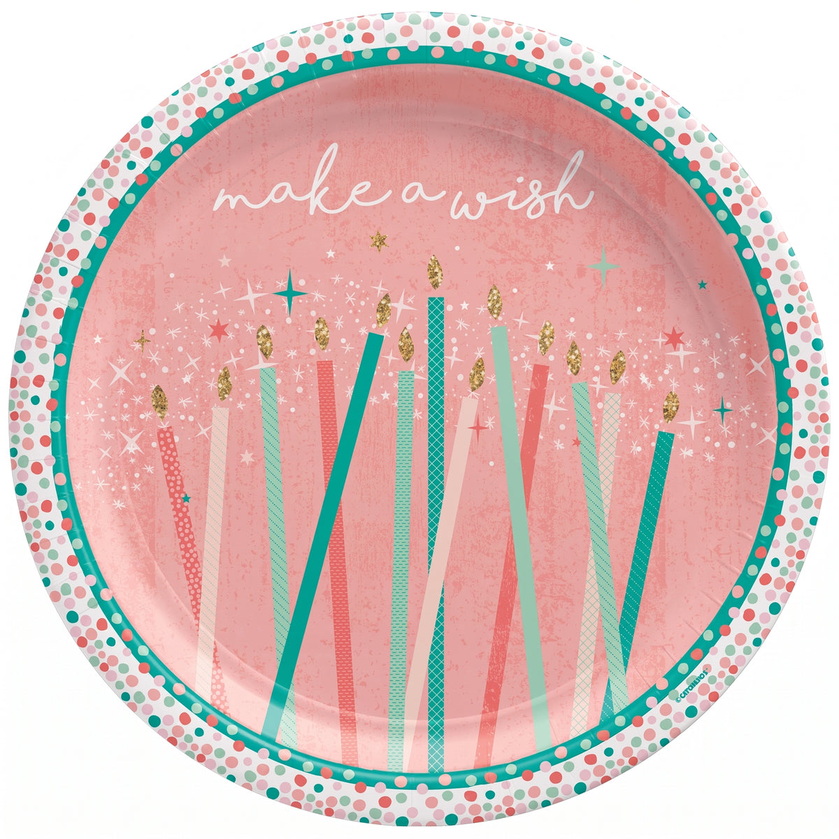 7" Happy Cake Day Paper Plates