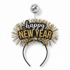 "Happy New Year" Ball Drop Light-Up Headband