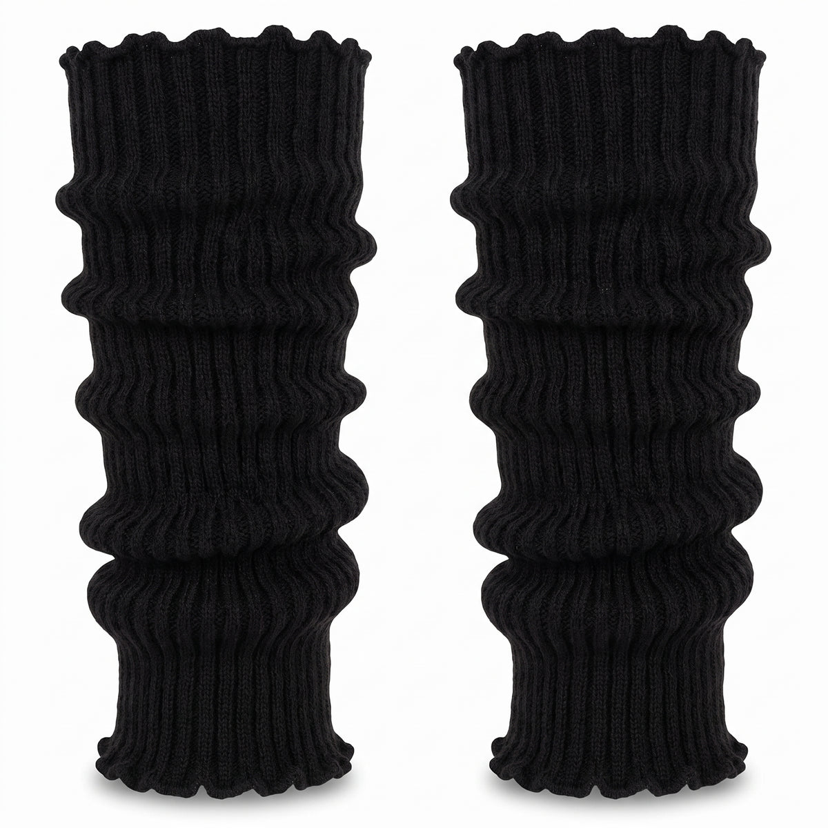 Black 1980s Leg Warmers - Adult Costume Accessory