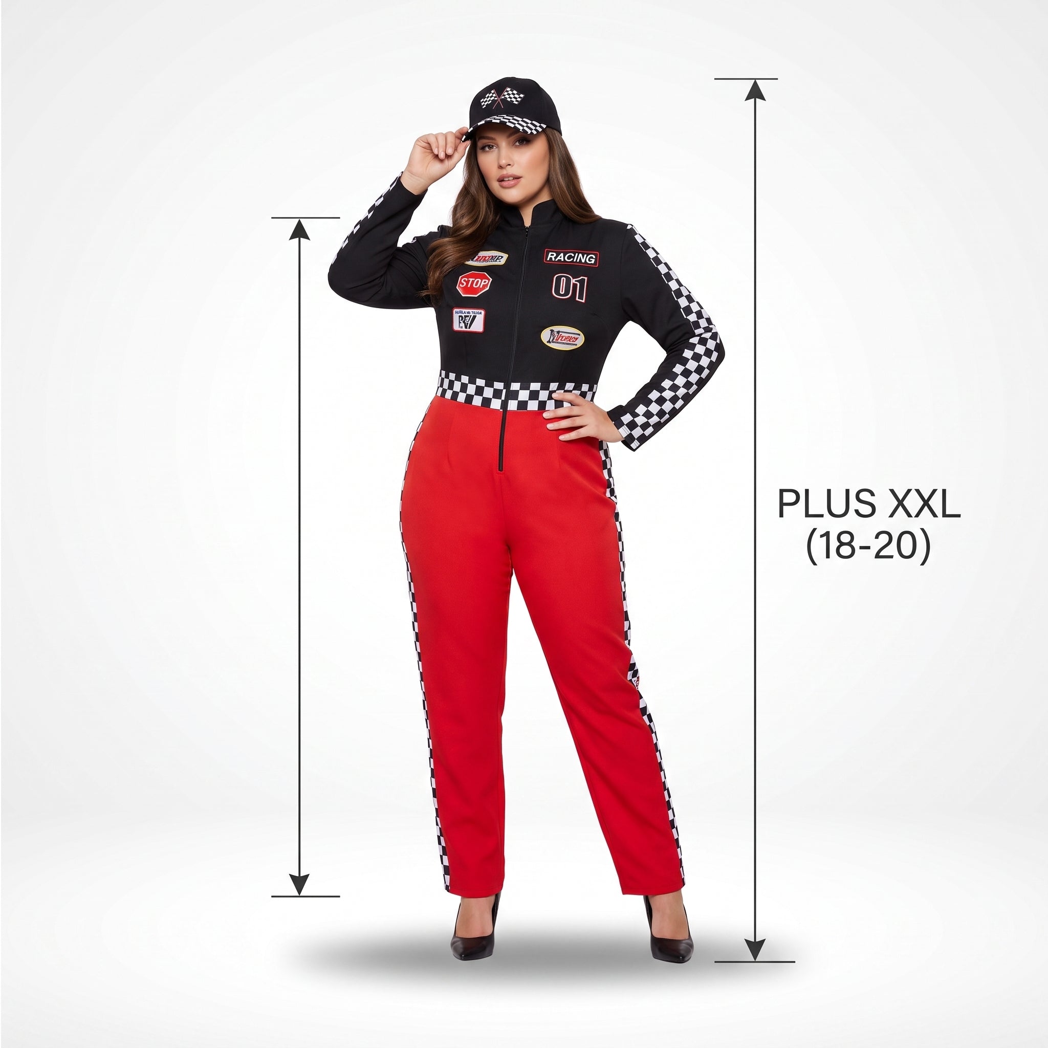 Women's Halloween Race Car Driver Costume