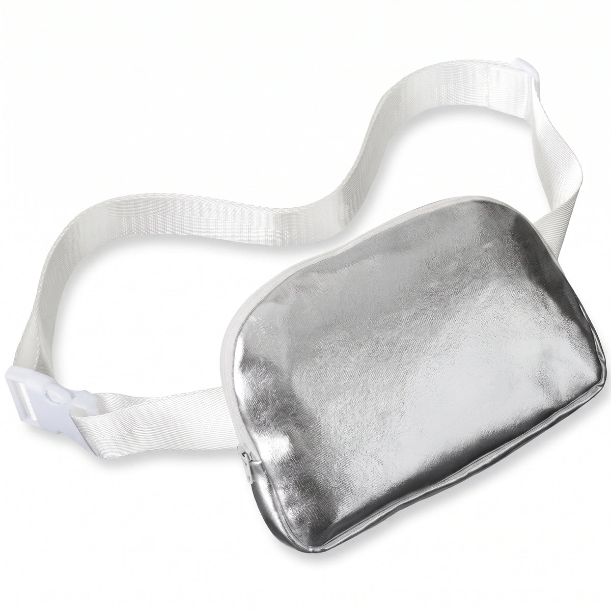 Silver Belt Bag