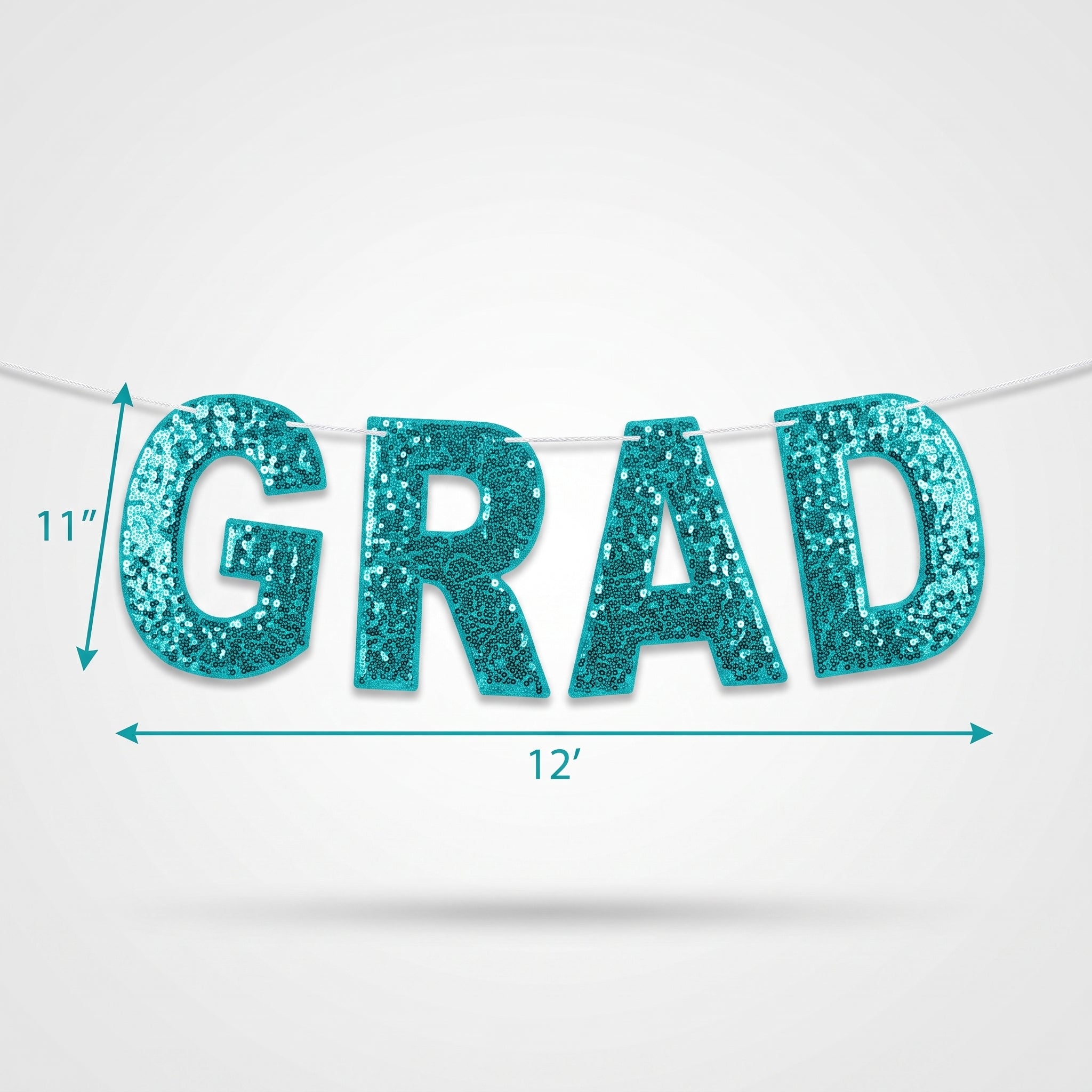 Follow Your Dreams Graduation Sequin Banner Decoration