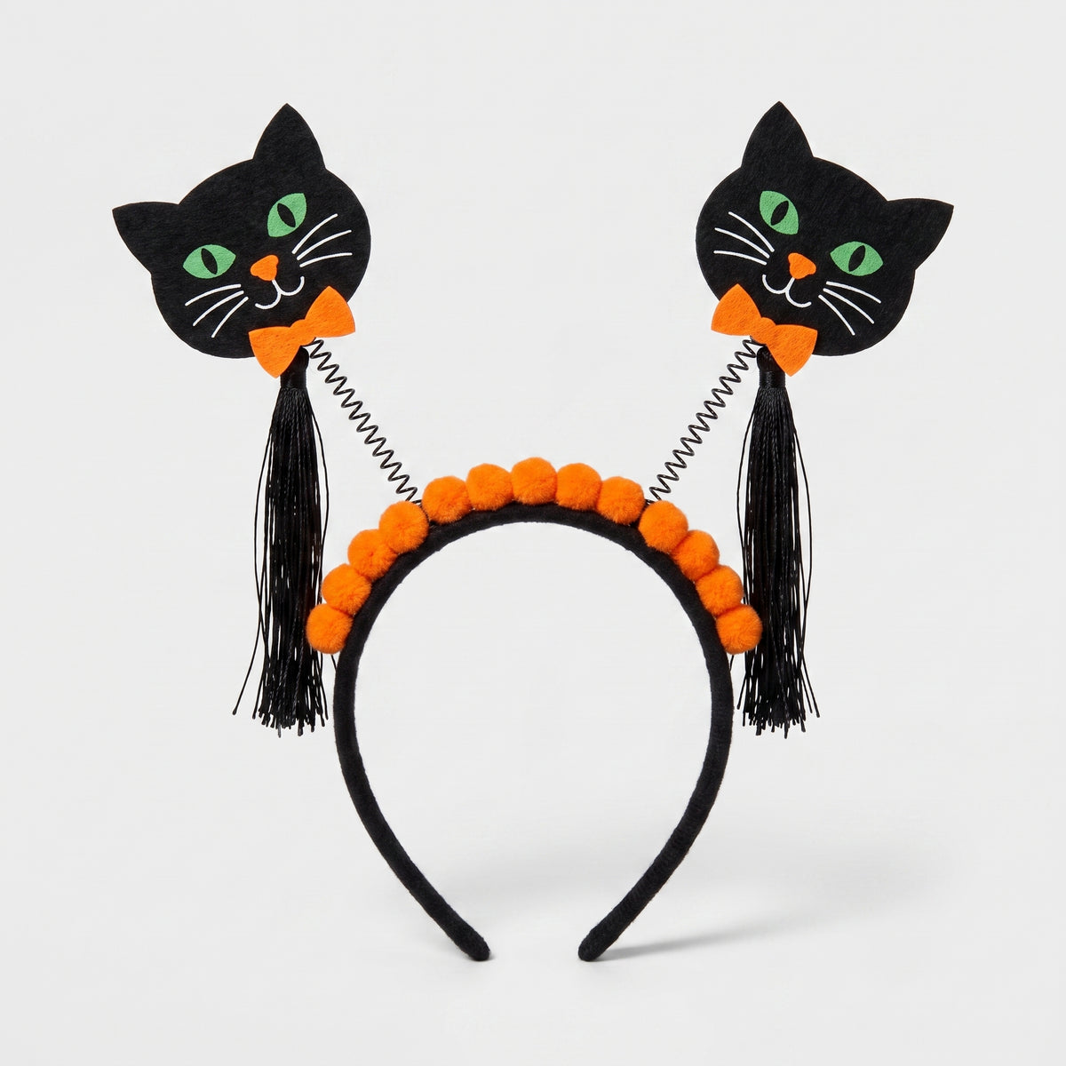 Halloween Tassel Kitty Cat Headbopper