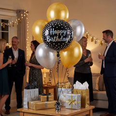 Sparkling Celebration Happy Birthday Foil Balloon