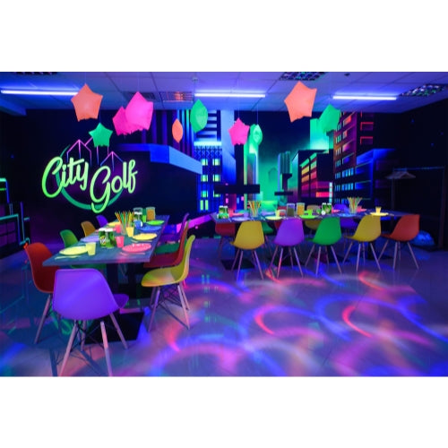 Unleashed - Heavy Duty Neon Plastic Forks - 60 Ct.