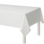 Classic White Plastic Table Cover - 54