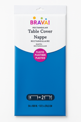 Yellow Rectangular Plastic Table Cover - 54x108 inches