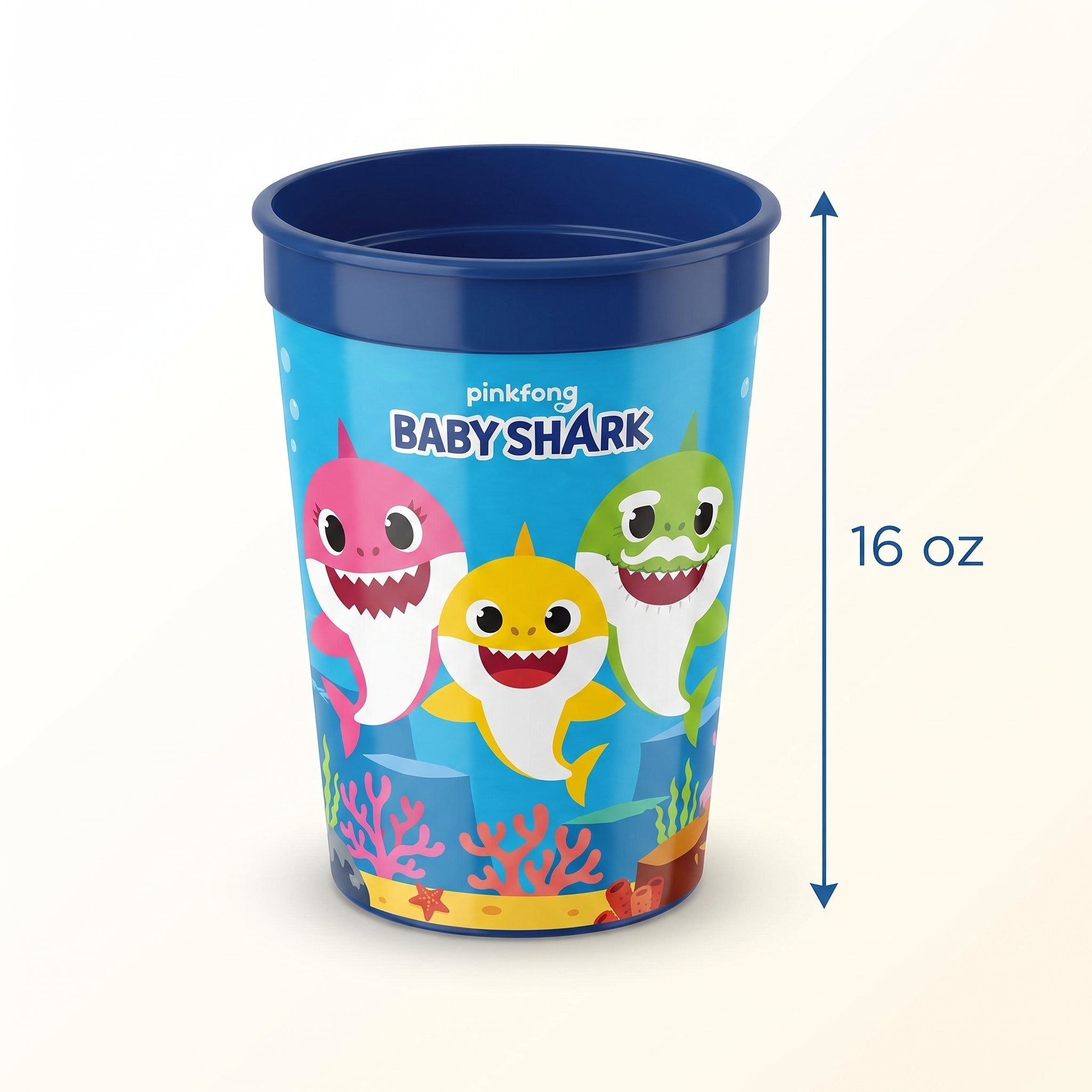 Baby Shark Reusable Party Favor Cup, 16 oz
