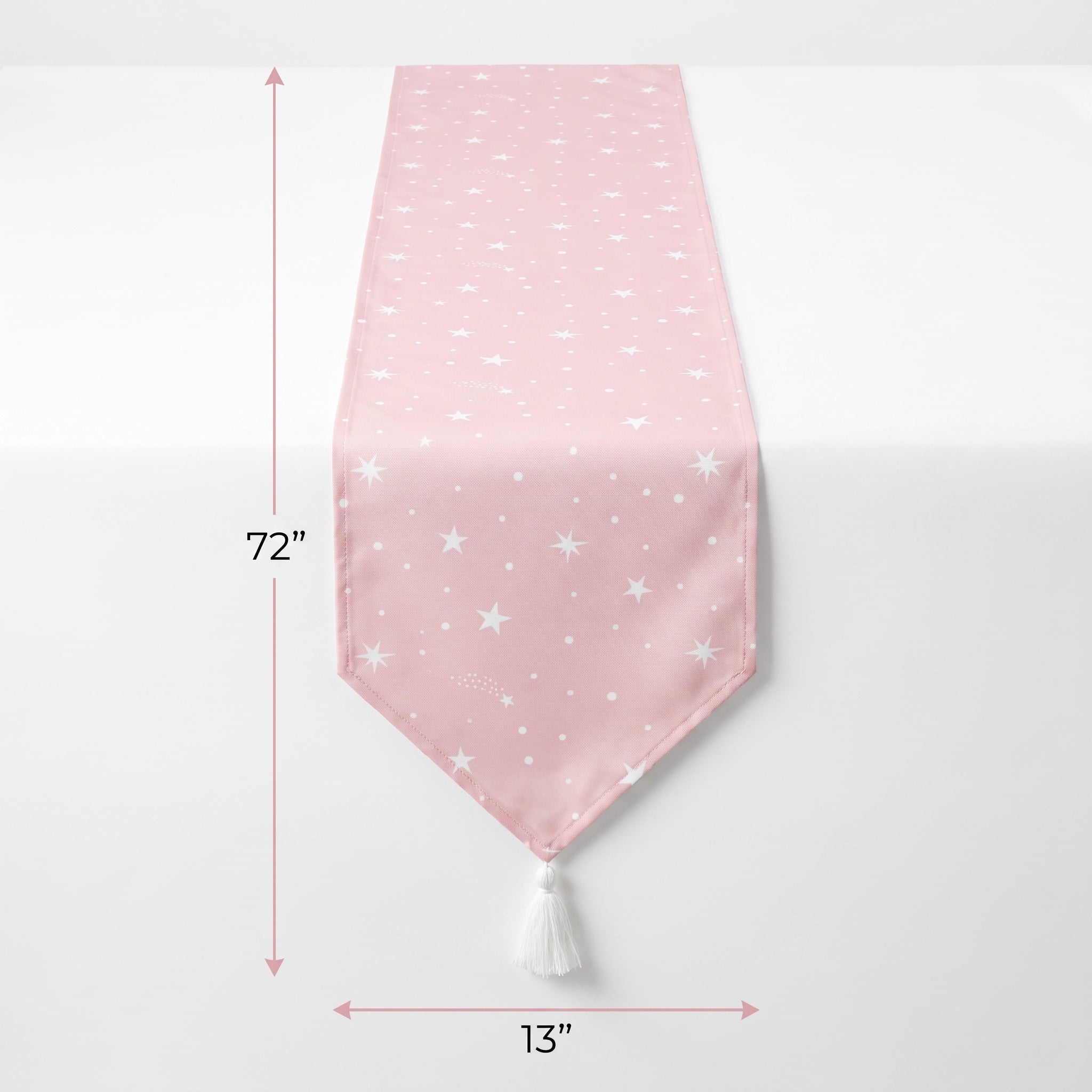 Baby's First Birthday Starry Polyester Table Runner