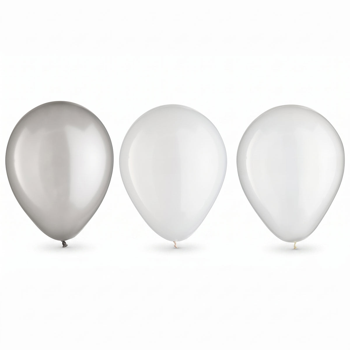 Platinum Assorted 5-Inch Latex Balloons - 25 Pack