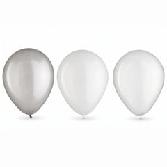 Platinum Assorted 5-Inch Latex Balloons - 25 Pack