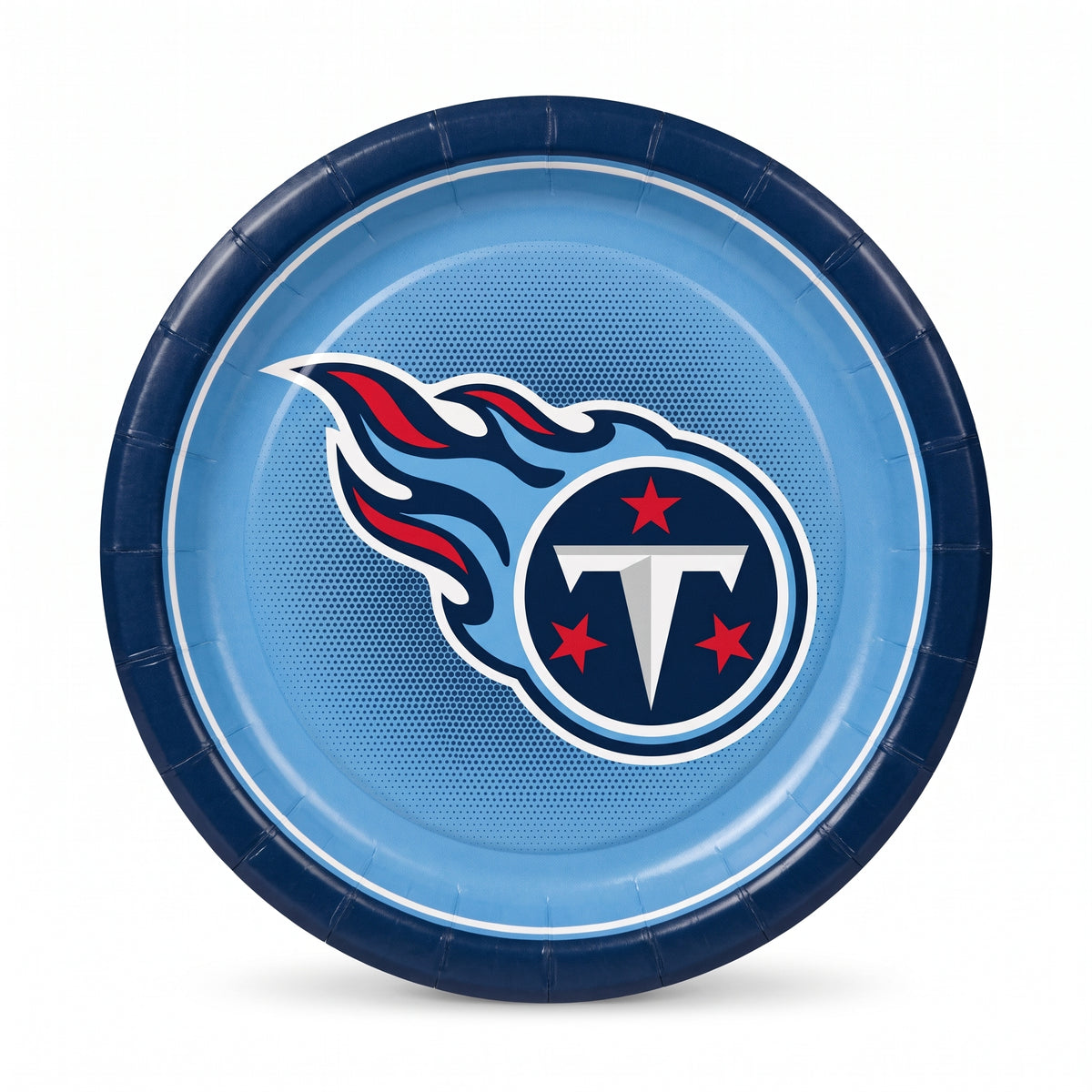 Tennessee Titans 9" Round Paper Plates - Set of 10