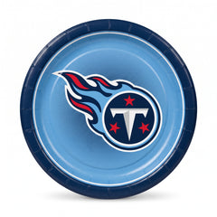 Tennessee Titans 9" Round Paper Plates - Set of 10