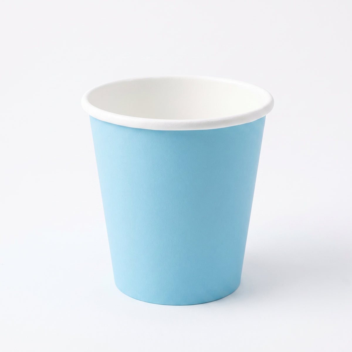 Pastel Blue 9oz Paper Cups - Solid Color Collection