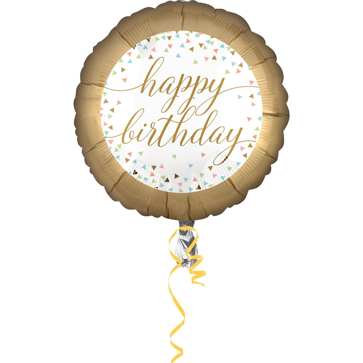 Pastel Celebration Happy Birthday Foil Balloon - 18 Inch