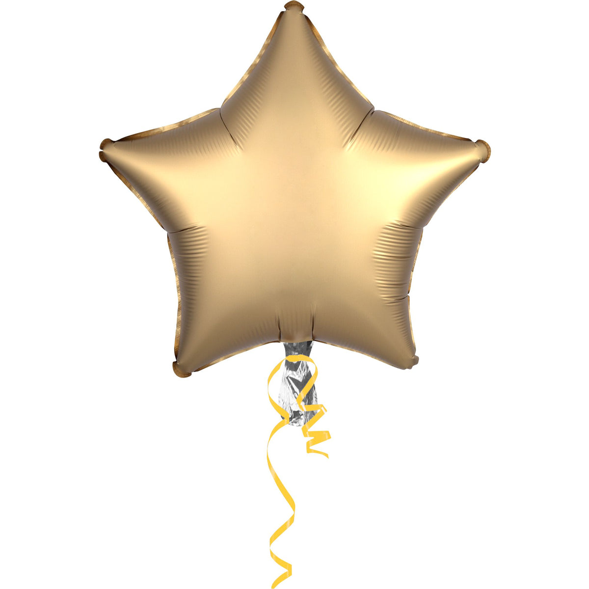 Satin Gold Star Foil Balloon - 18-Inch