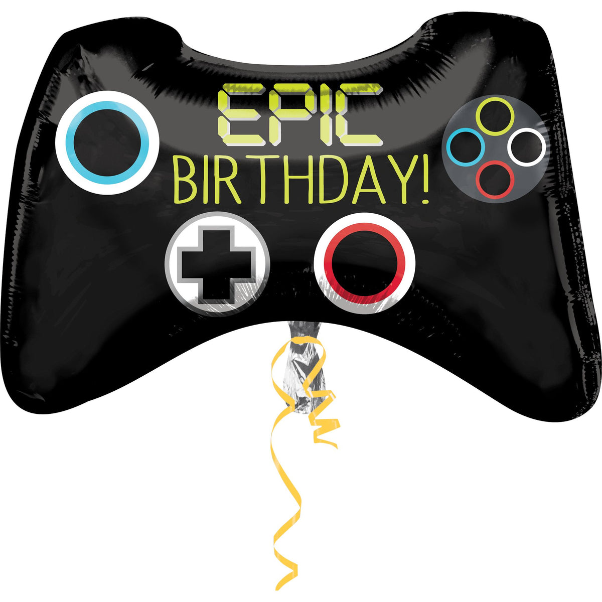 Epic Gamer Birthday Controller Foil Balloon