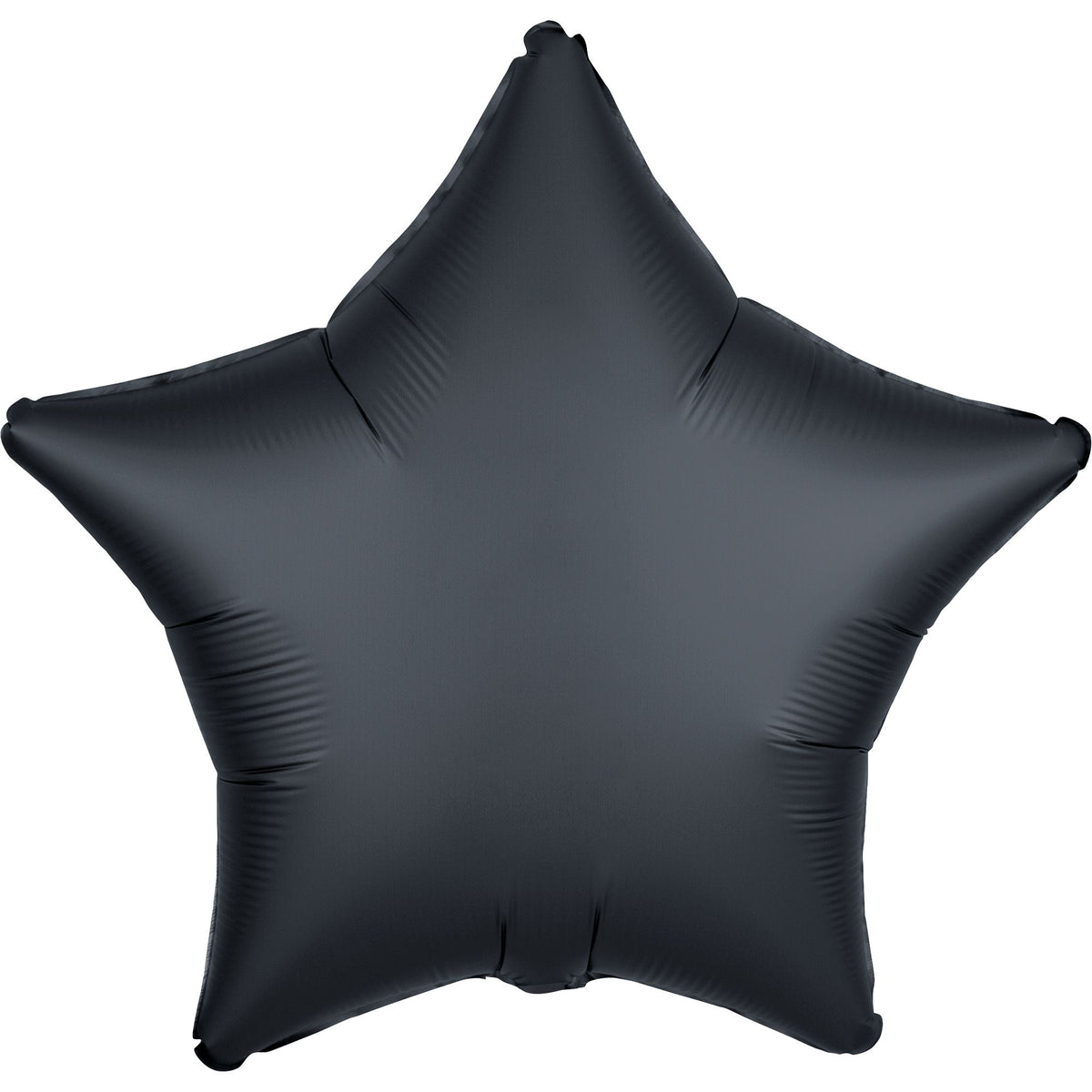 Satin Luxe Onyx Star Foil Balloon - 18 Inch