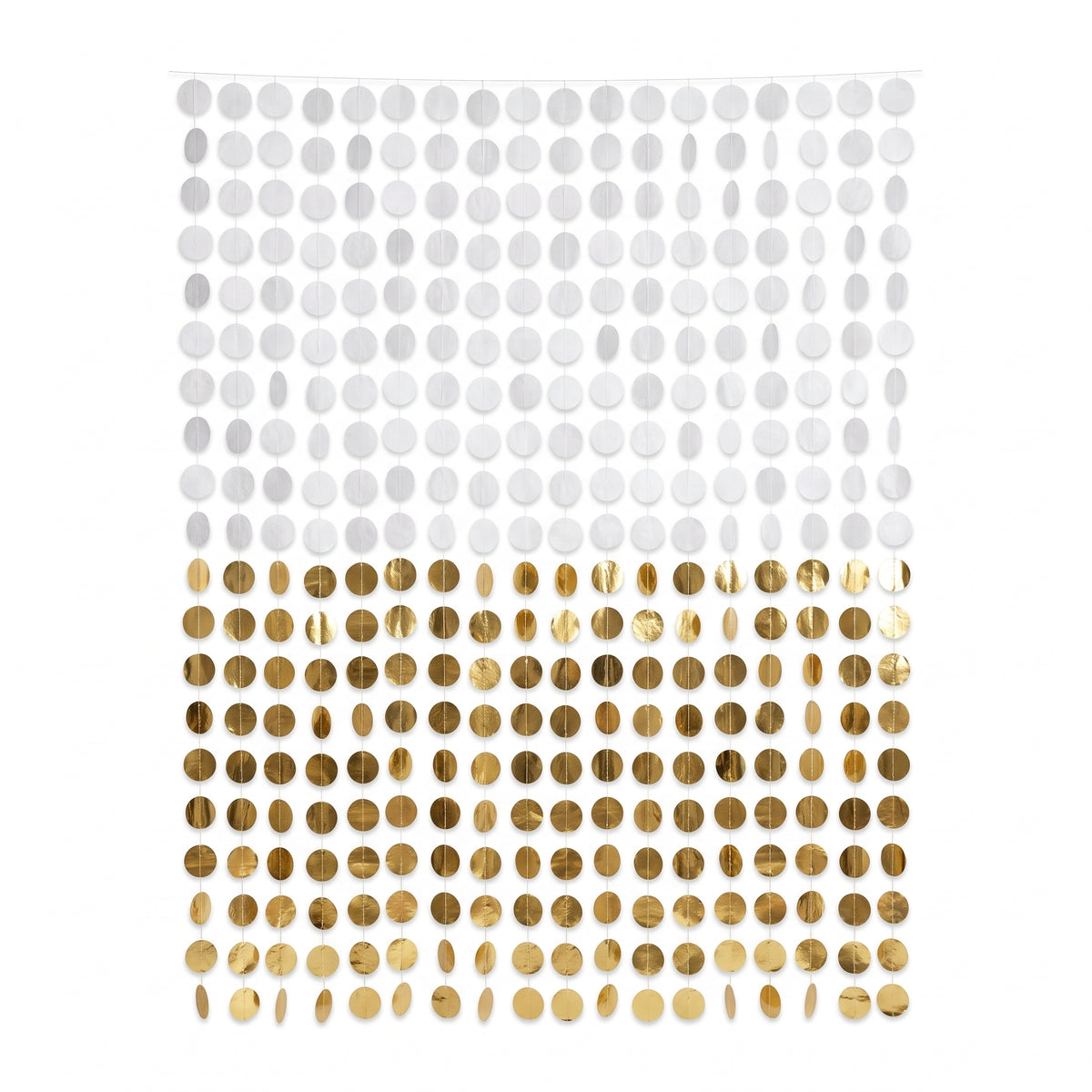Gold Tissue Circle Backdrop Decoration - Large