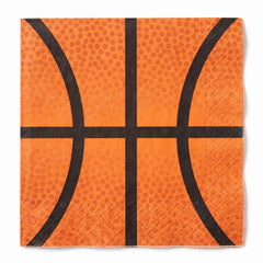 Nothin' But Net Basketball Beverage Napkins - 36 Pack - 5 In. X 5 In.