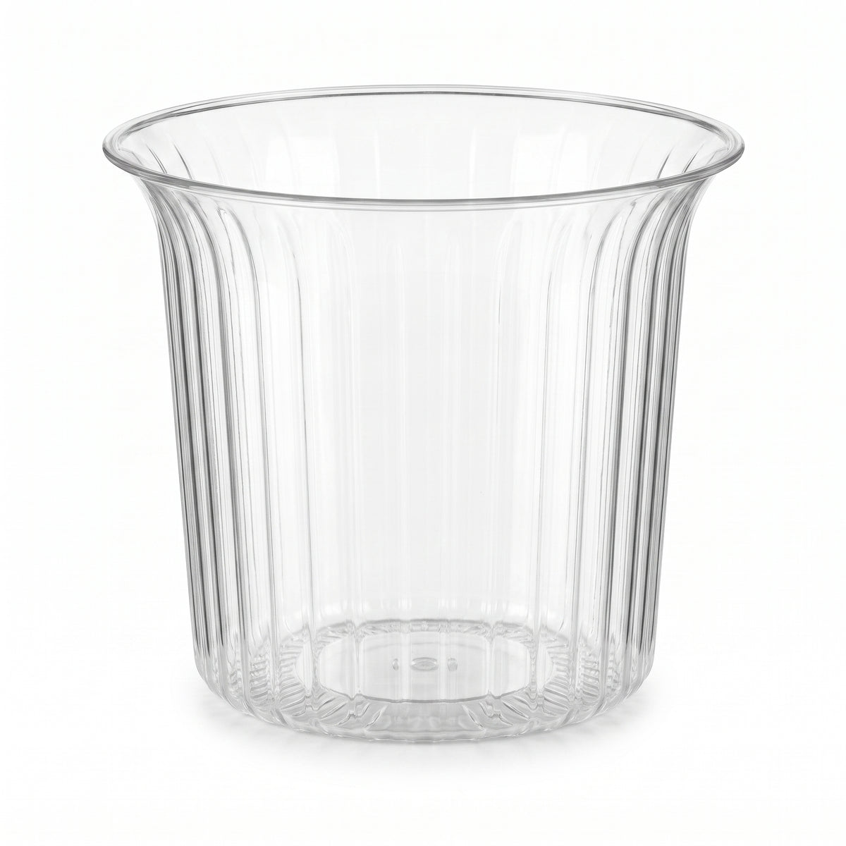 Clear Flared Plastic Cylinder Candy Buffet Container - 40 oz