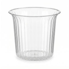 Clear Flared Plastic Cylinder Candy Buffet Container - 40 oz