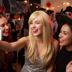 Stunning Starlet Blonde Wig - Perfect Halloween Costume Accessory