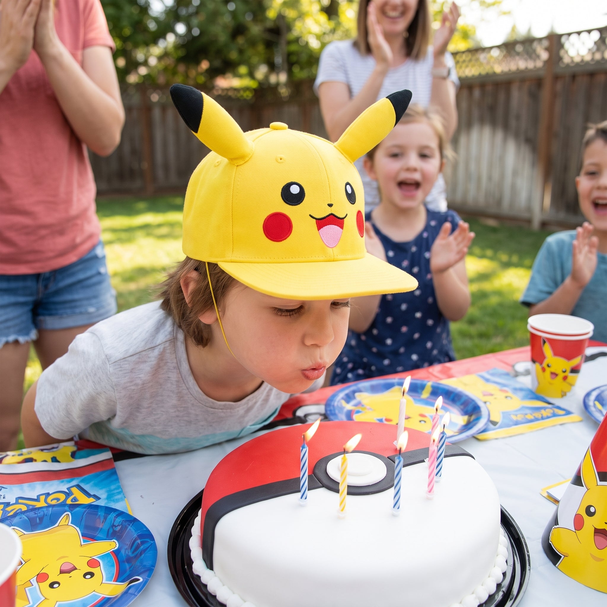 Pokemon Pikachu Deluxe Kids Birthday Hat