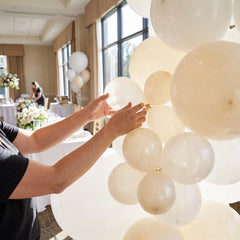 White 5" Latex Balloons - Pack of 50