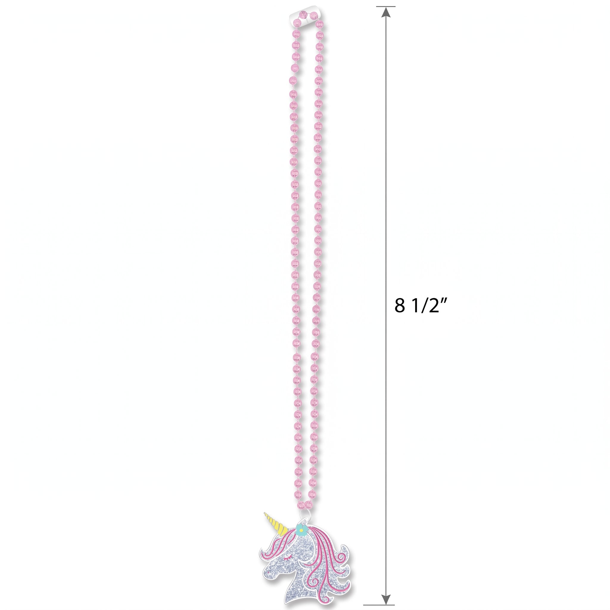 Enchanted Unicorn Beaded Necklace - Magical Birthday Accessory