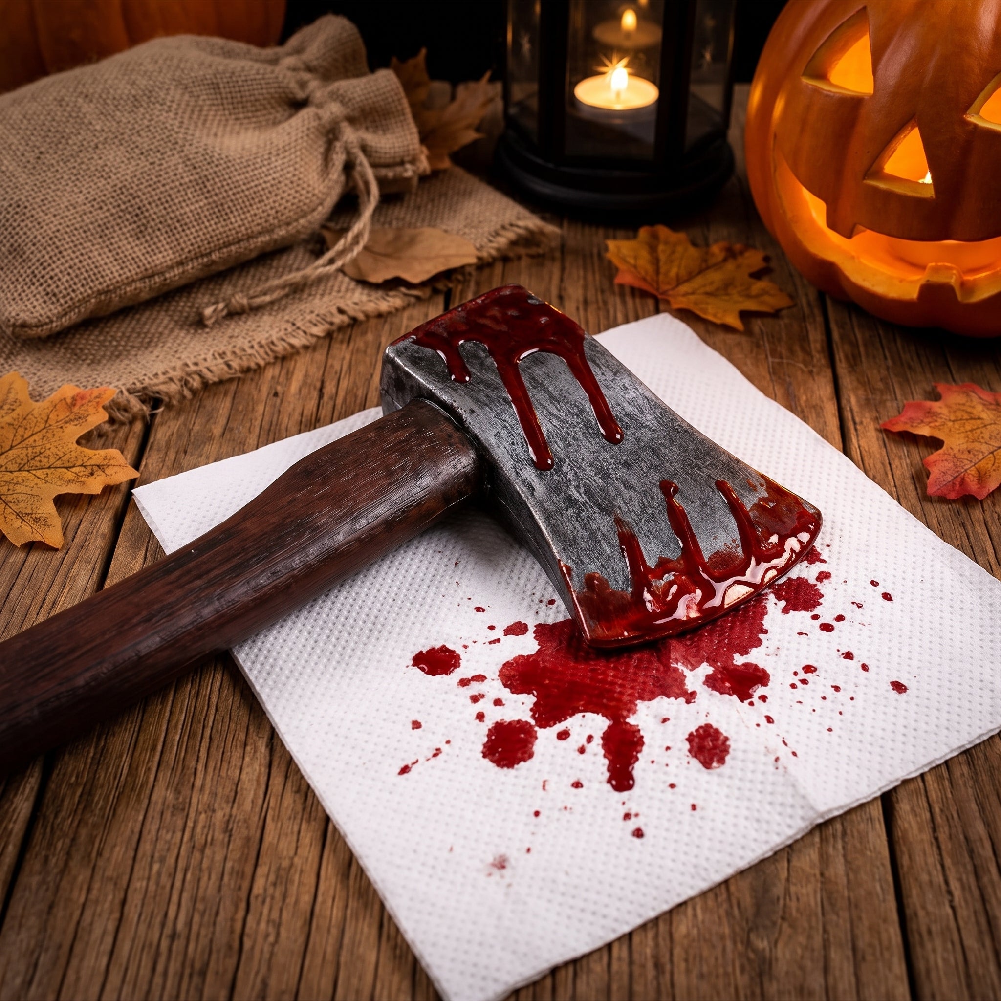 Get Axed Halloween Lunch Napkins - 6.5 In. X 6.5 In.