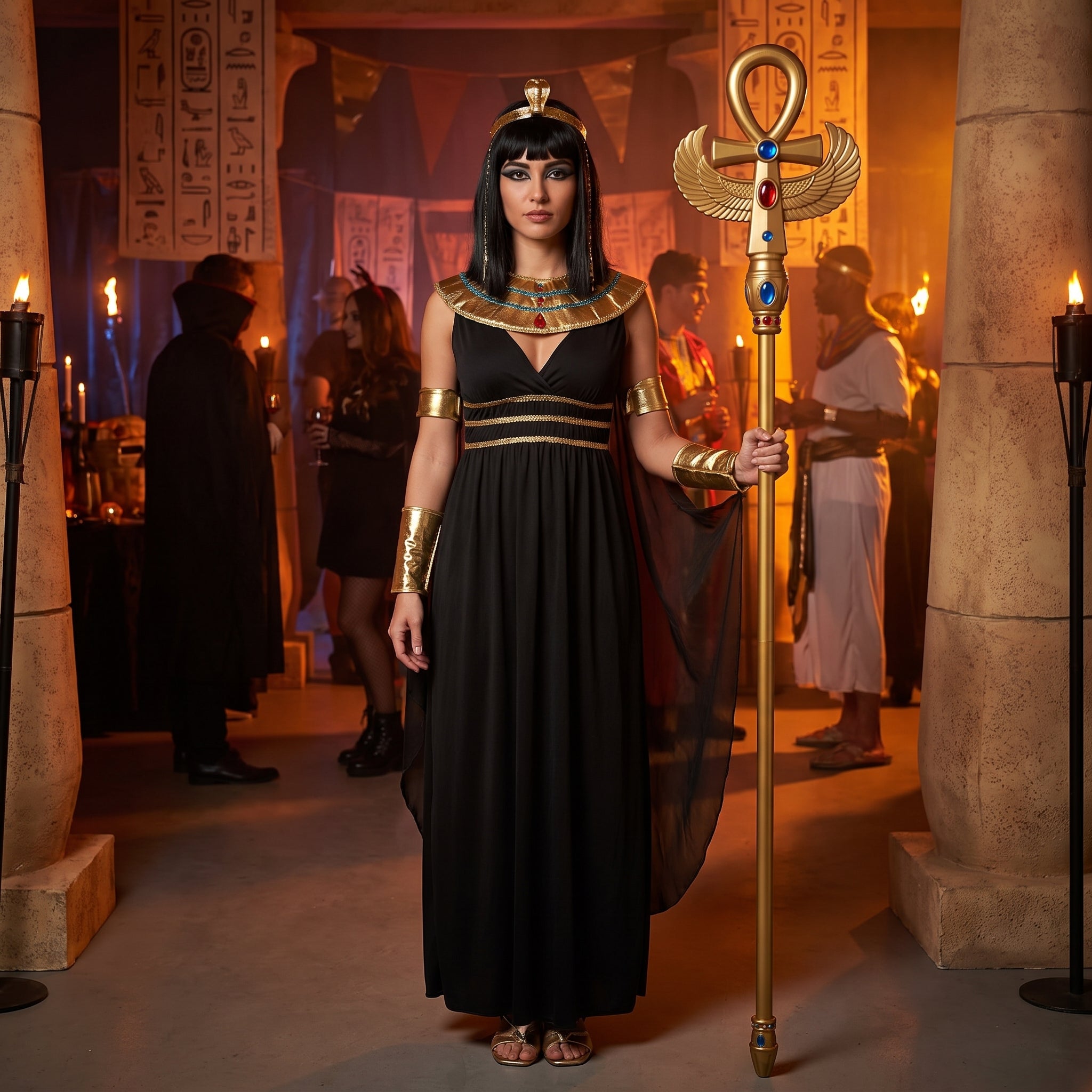 Regal Egyptian Staff Costume Accessory
