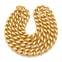 Large Gold Chain Necklace - 39 Inch Rapper Costume Accessory