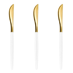 Trendables Knives Ivory/Gold | 20 Count