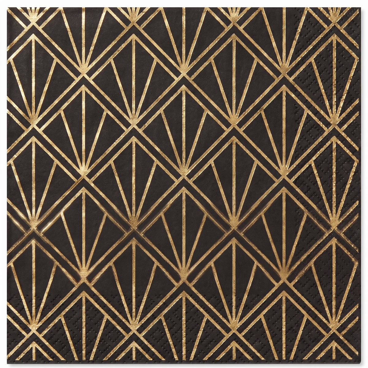 Glamorous Hollywood Metallic Lunch Napkins - 6.5 In. x 6.5 In., 16-Pack