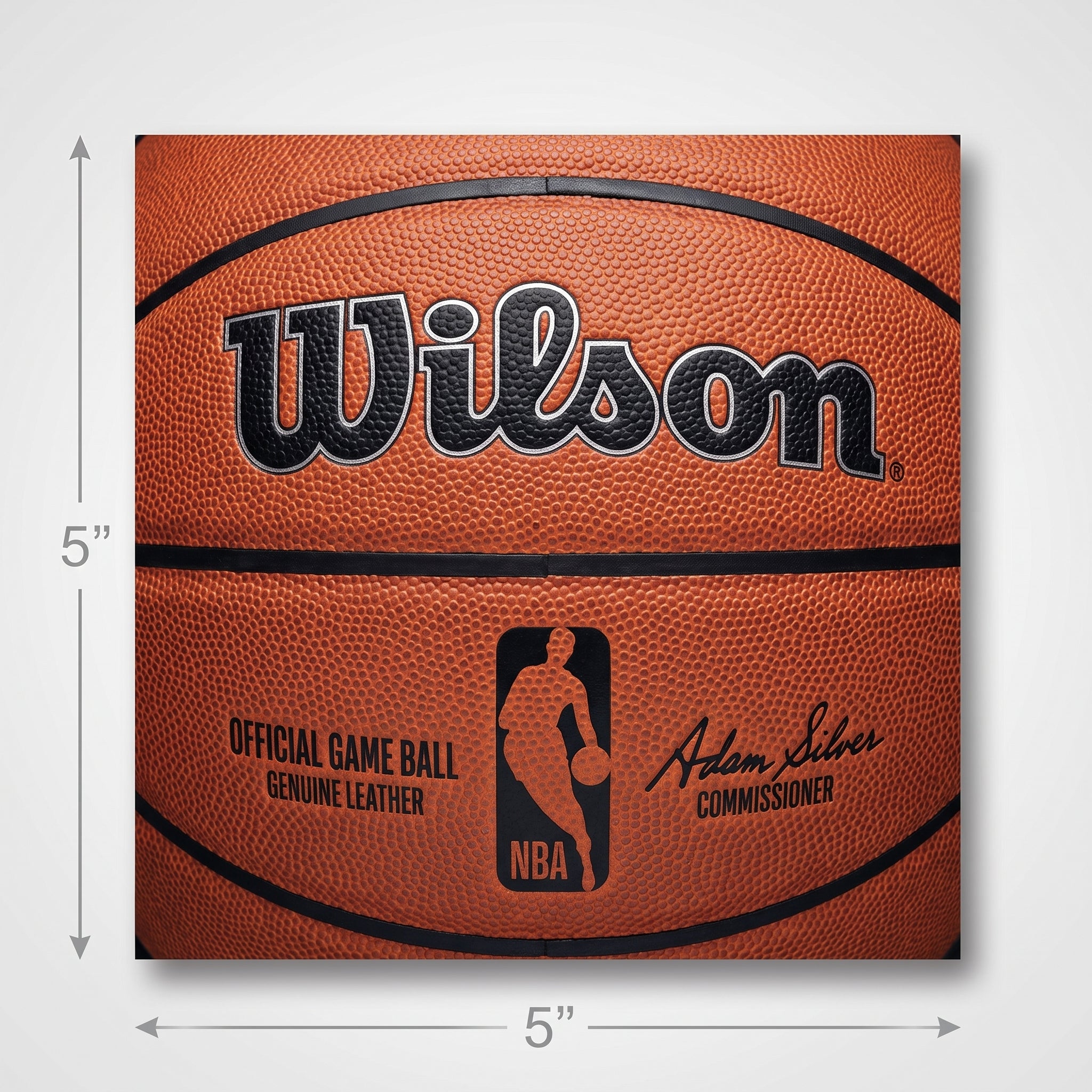 Wilson NBA Basketball Beverage Napkins, 36-Pack - 5 In. X 5 In.