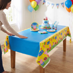 Peppa Pig Plastic Reusable Table Cover - Birthday Party Fun