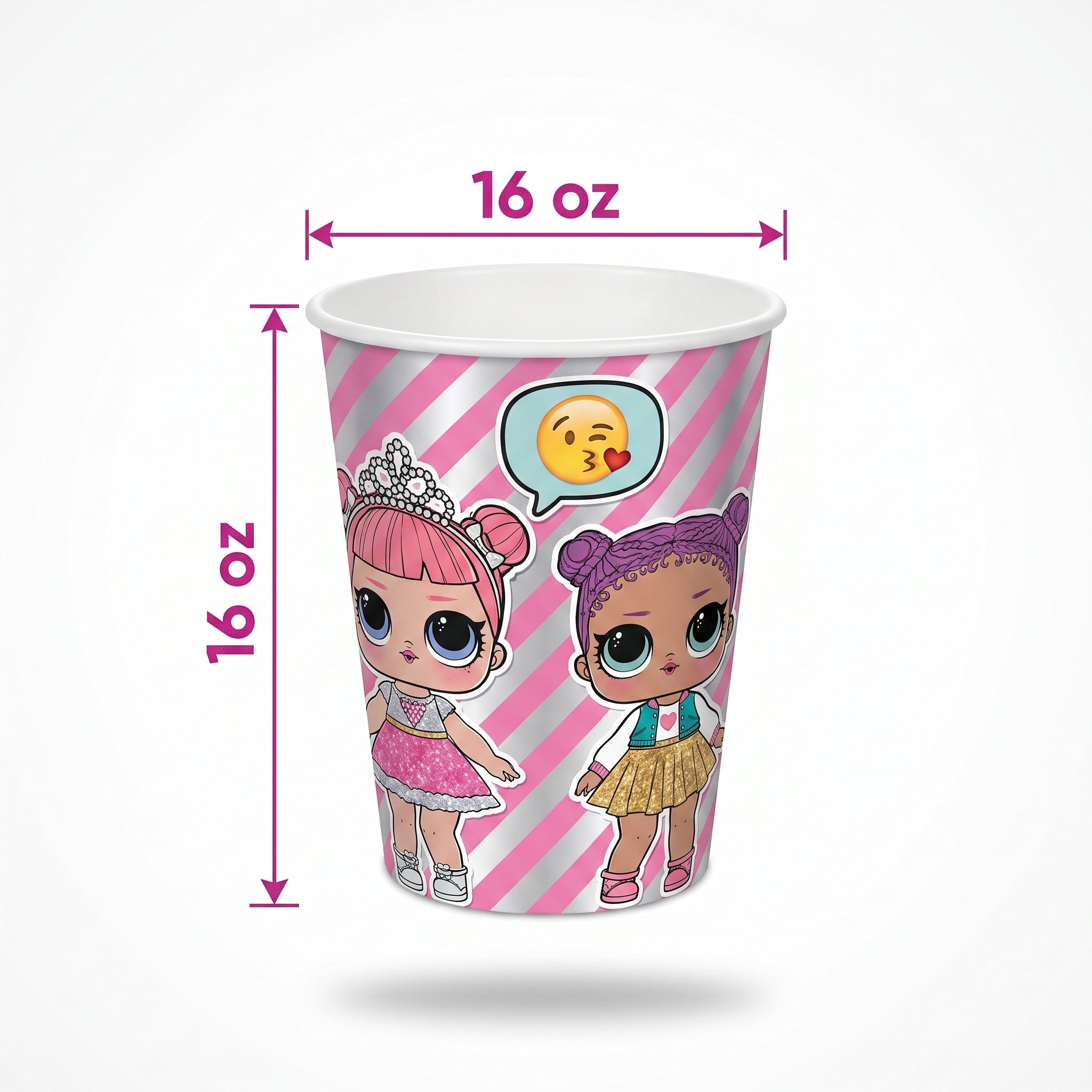 LOL Surprise! Together 4 Eva Metallic Favor Cup - 16 oz
