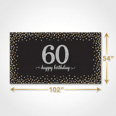 Sparkling Celebration Plastic Birthday Table Cover
